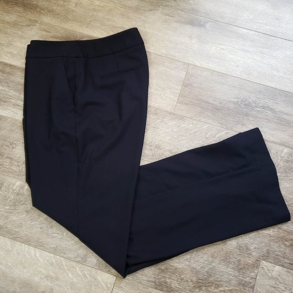 Talbots Women’s Petites Heritage Straight Dark Blue Trouser Pants 8p - Picture 3 of 10